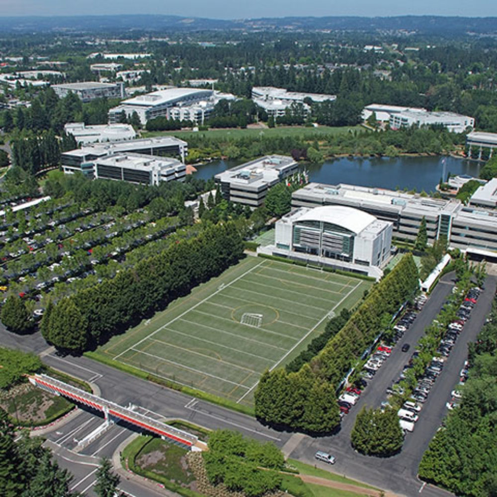 Promover Competencia nostalgia Nike Headquarters, Beaverton, OR - synthetic turf