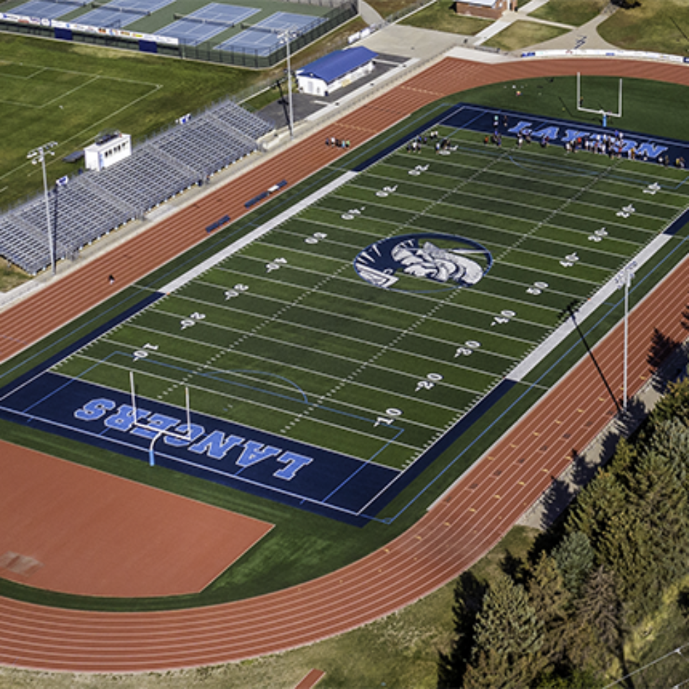 Synthetic turf for multisport fields and football fields