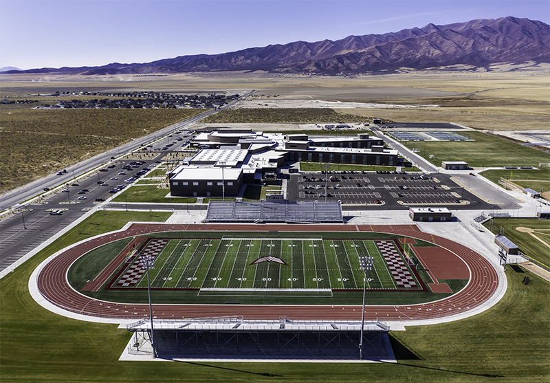 Cedar Valley High School Eagle Mnt UT Academy Sports Turf